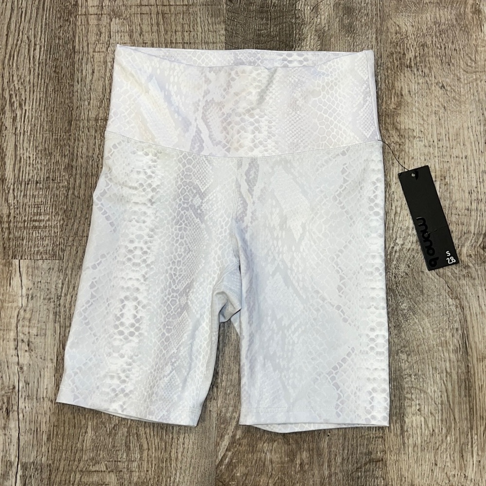NEW WITH TAGS NEVER WORN snake skin biker short